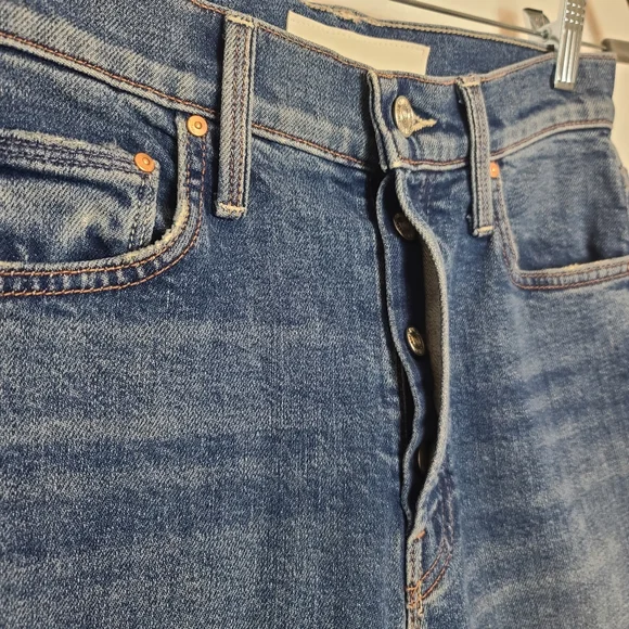 Mother The Tomcat Jeans in Kneeling On Stones Wash NWT Size 26 - Picture 12 of 15